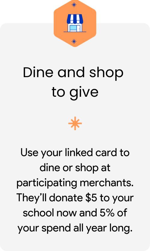 Dine and shop to give